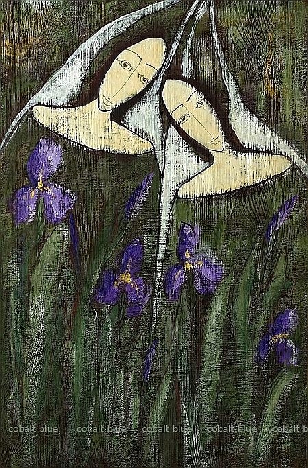 ANIOŁY  .......irysy cobalt