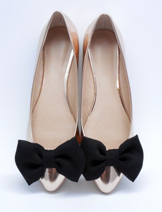 Black Bow - klipsy do butów Coquet Coquet