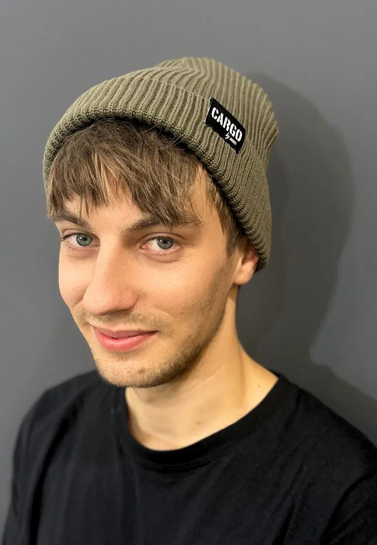 czapki damskie Czapka Beanie Fisherman OTAN VERT
