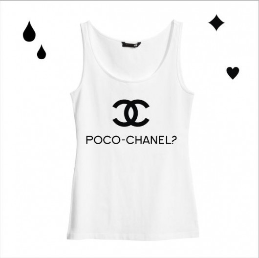 po co CHANEL?-T-shirt Oh La La