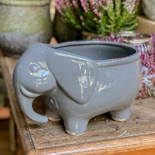 Osłonka ceramiczna "Słoń" 15.5x23.5x15cm To Te Kwiaty