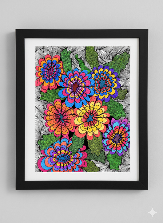 grafiki i ilustracje 28. RADOŚĆ - rysunek, plakat.