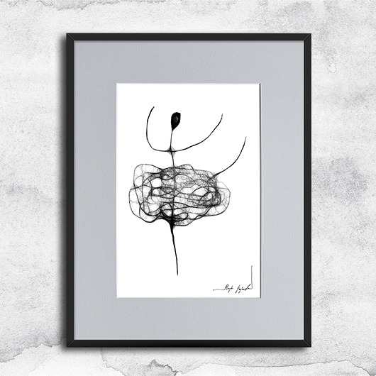 grafiki i ilustracje Autorska grafika z ramą - nr 89