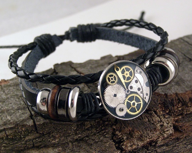 Mechaniczna bransoletka unisex 168 Zegarynki
