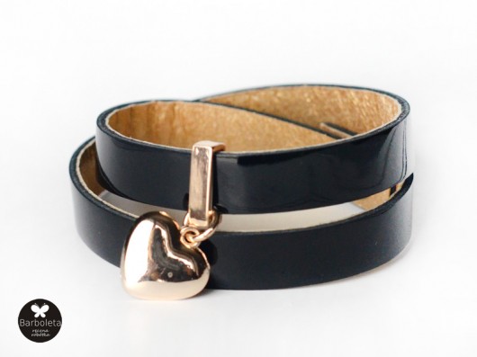 black & heart barboleta