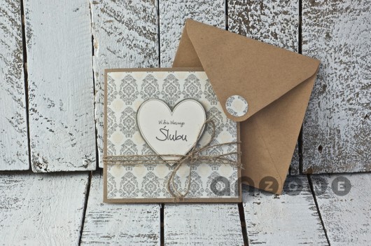 zaproszenia i kartki na ślub Kartka na ślub