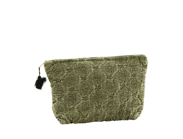 Kosmetyczka Olive, lniana, vintage, 16x25 cm Home Design