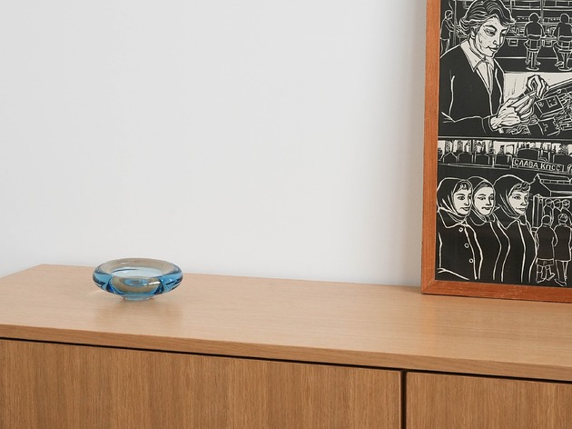 miski i misy Misa szklana, duński design, lata 60, Holmegaard, Per Lütken