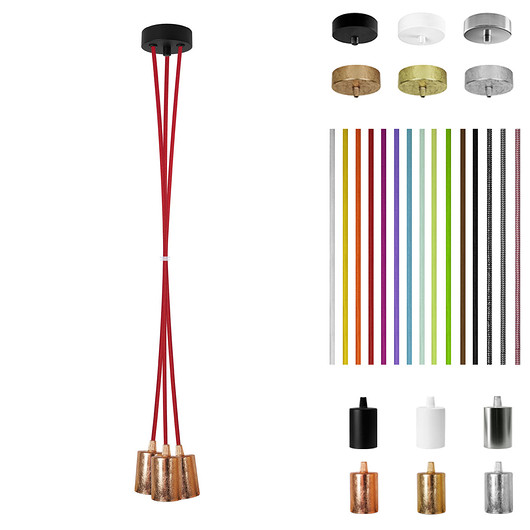 Lampa wisząca Bulb Attack CERO S3-wiele kolorów lampy
