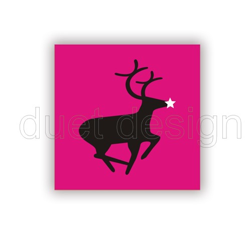 Magnes Renifer Pink duet design Duet design