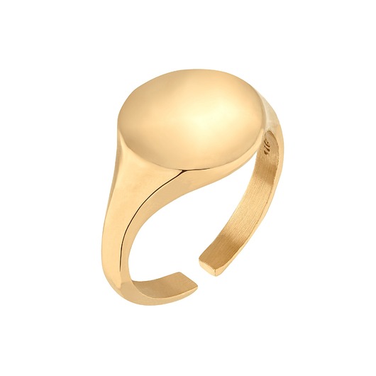 pierścionki złote Złoty masywny sygnet