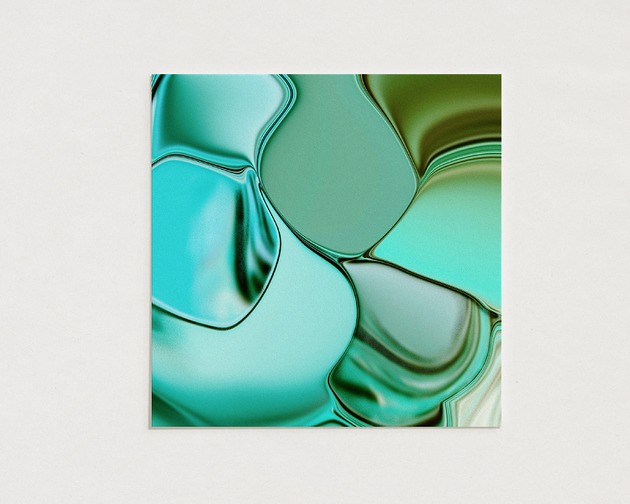 plakaty Plakat gradient / 04 / green glass / poster print