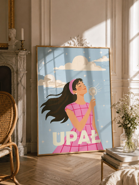 plakaty Plakat Upał