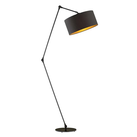 Lampa salonowa BARI czarny ze złotym wnętrzem LYSNE