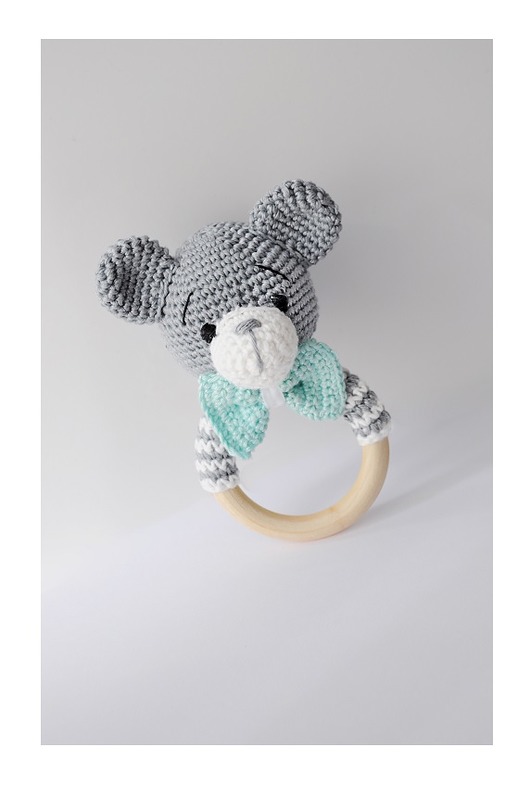 pokój dziecka - różne Miś - mięta