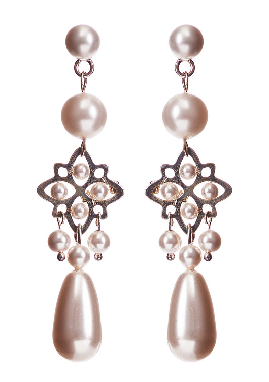 Srebrne kolczyki z kryształami marki Swarovski Alessandra unique