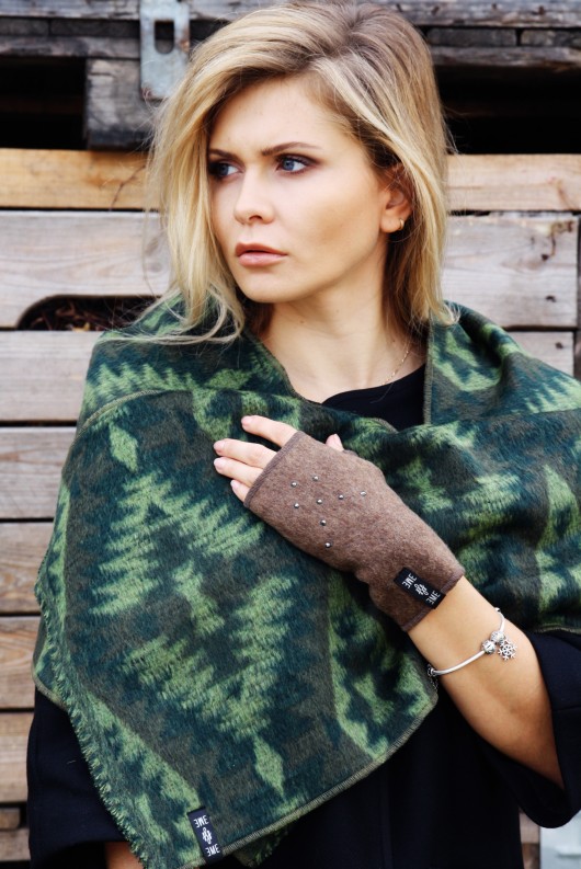 szal / ethnic green EWE EME
