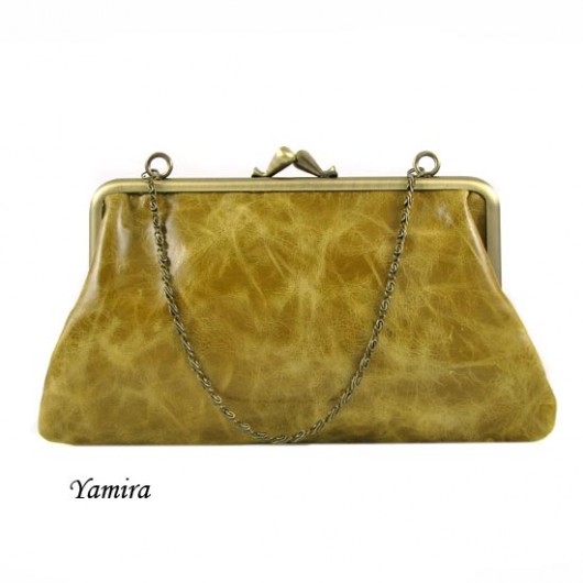 Torebka :: mustard natural leather :: yamira