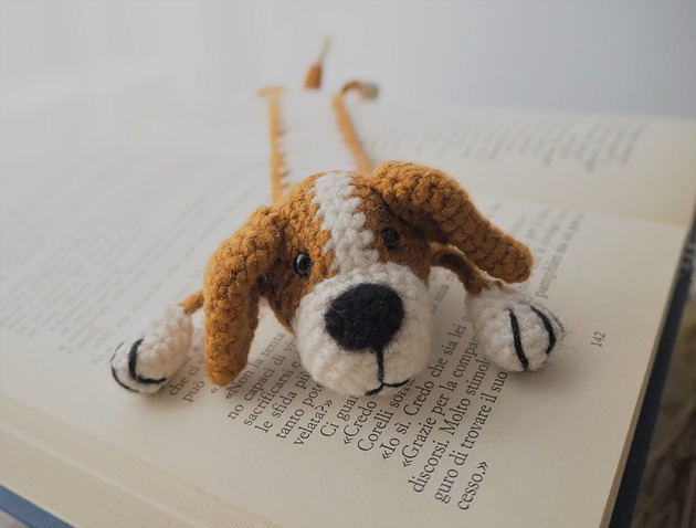 zakładki do książek Zakładka Pies Beagle