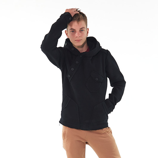 bluzy męskie Bluza męska z kapturem