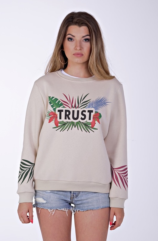 Trust beige sweatshirt xKingSize