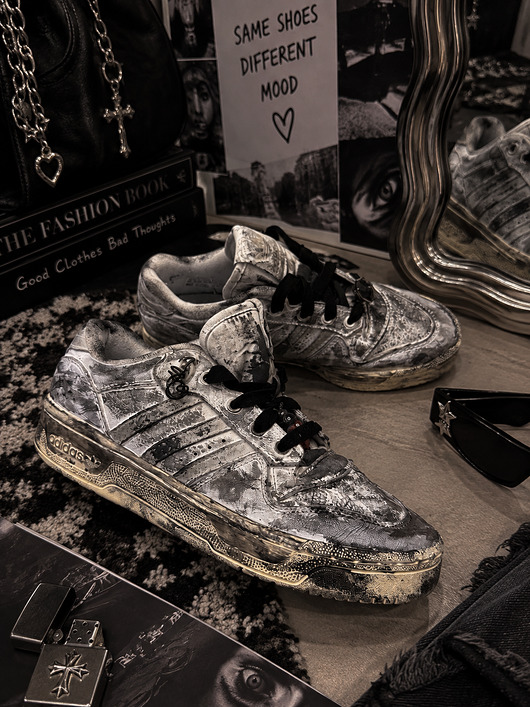 trampki damskie Adidas custom upcycling 38