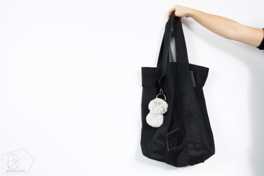 Barbituranowa Torba Black + POMPON  Barbituran