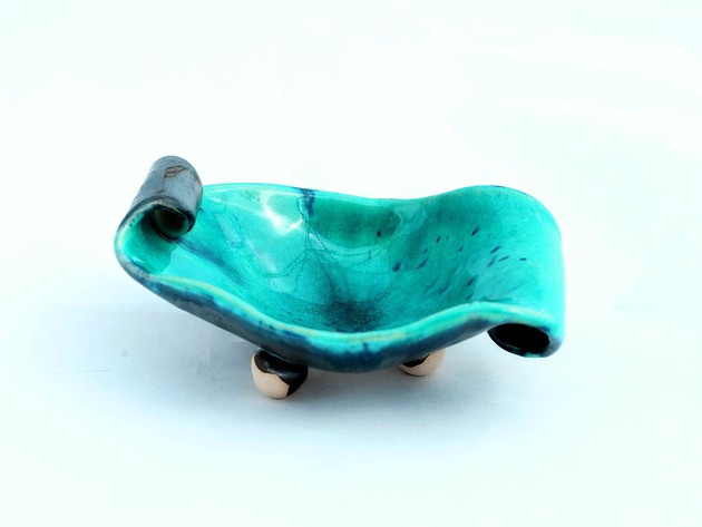 dodatki - różne Miseczka ceramiczna - Leaf 2