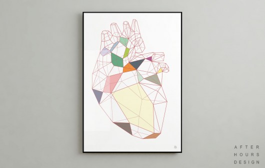 Kubatura/CUORE ROSSO 50x70 After Hours Design