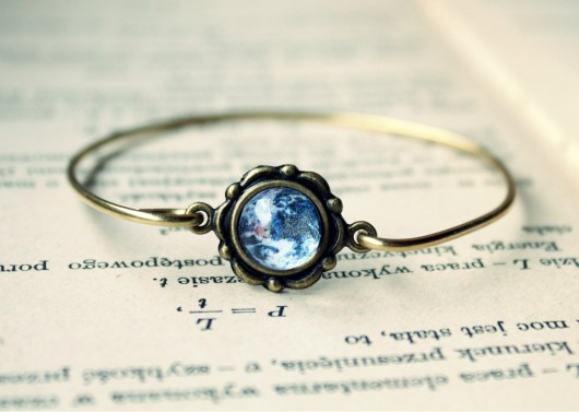 bransoletki - inne Retro Bransoletka Planeta Ziemia