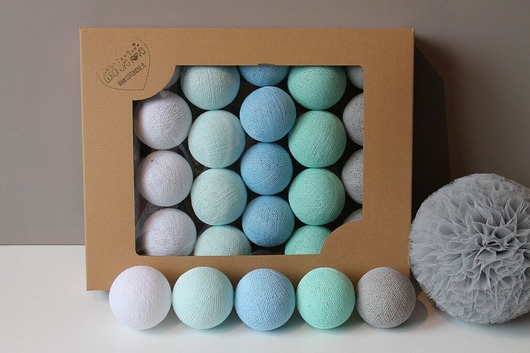 Cotton Balls Mint Pastel 10 szt. MIA home