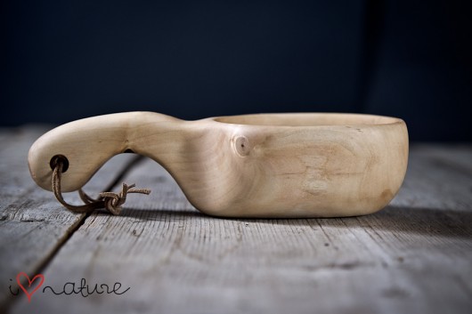 Kubek brzozowy &quot;Kuksa&quot; i love nature