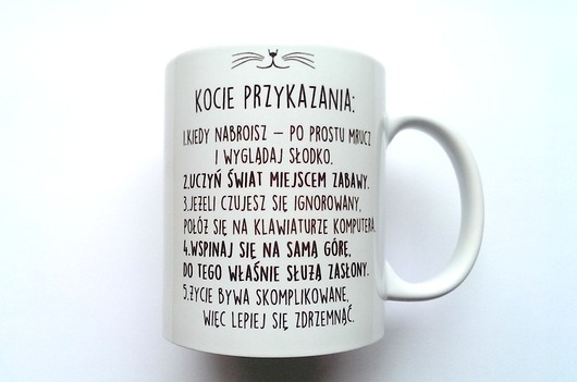 KUBEK Kocie przykazania FarrowDesign