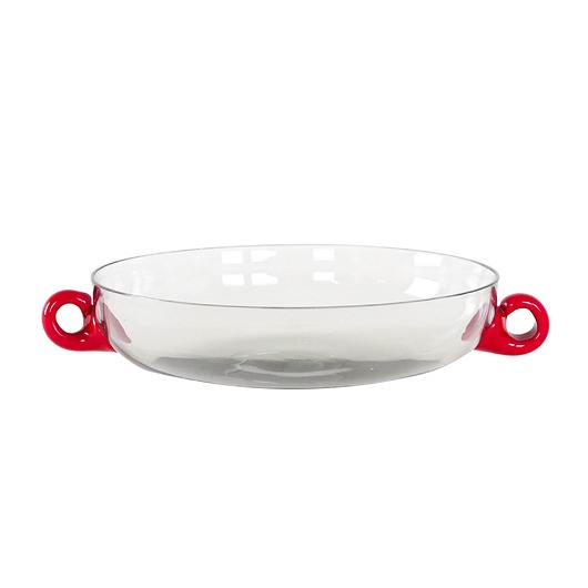 miski i misy Misa szklana, włoski design, lata 70, produkcja: Włochy