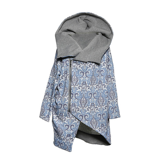 NUBEE - ASYMMETRY HOOD - Płaszcz z kapturem Nubee