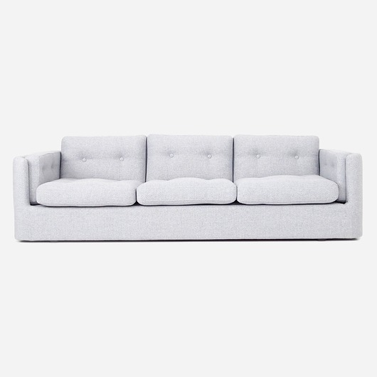 sofy i szezlongi Sofa BERGEN gołębi szary, skandynawski design