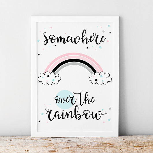 PLAKAT OVER THE RAINBOW P009 Yoko Design
