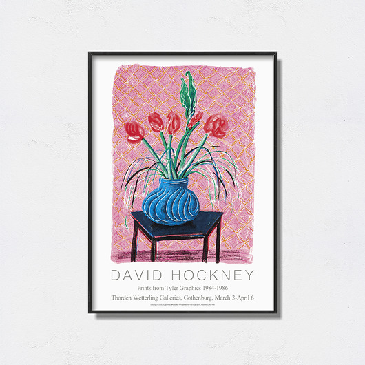 David Hockney Exhibition Poster Pas De LArt