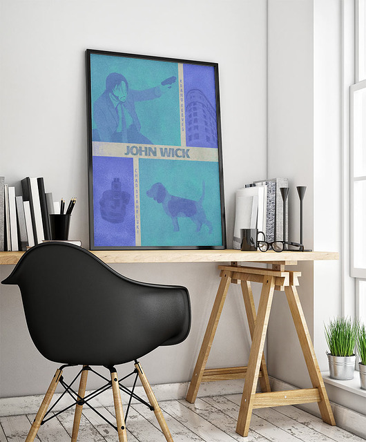 plakaty John Wick - plakat 50x70 cm