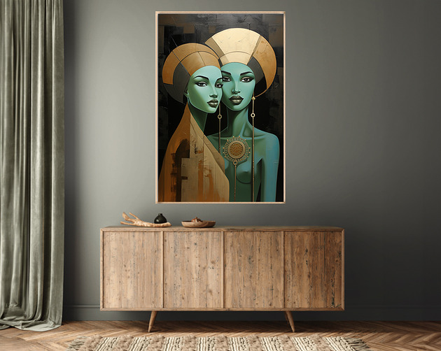 plakaty Oblicza Innych Wymiarów - Plakat - Druk - Abstrakcja, Surrealizm, Loft #14