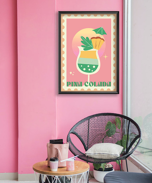 plakaty Pina Colada - plakat fine art