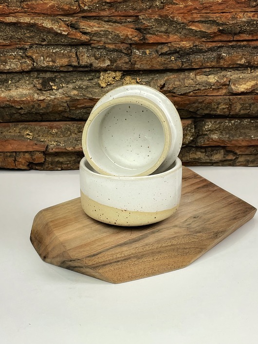 pojemniki kuchenne French Butter Dish  White Sand