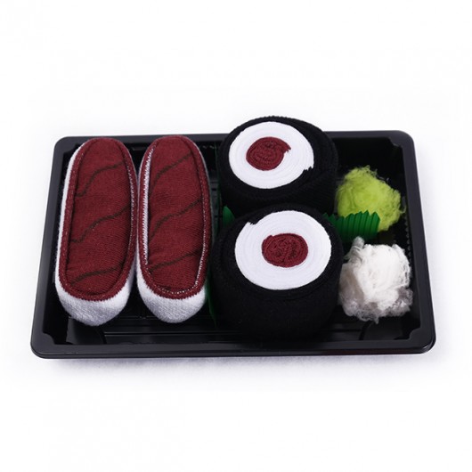 Sushi Socks Box 2 pary maki tuńczyk, tuńczyk Skarpetkowelove