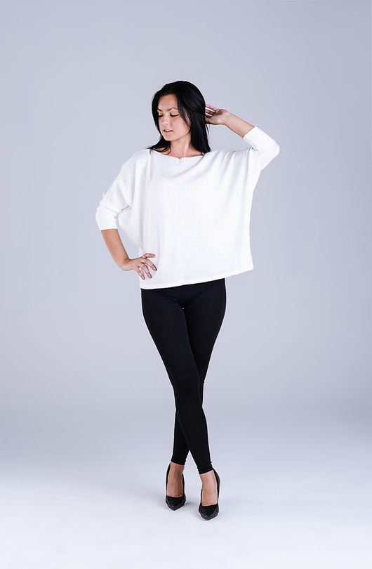 Sweter S131 ECRU sentley