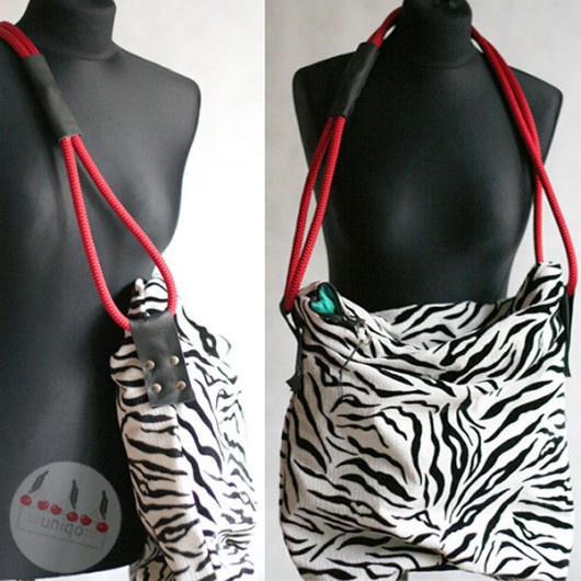 ::: ZEBRA BAG ::: uniqo