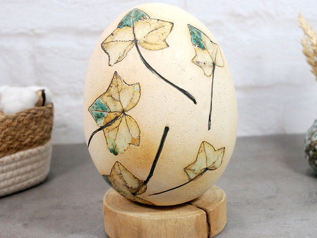 jajka wielkanocne Dekoracja wielkanocna - jajo XL na stół, komodę, półkę