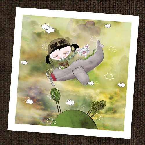 Aeroplan - ilustracja miamilu