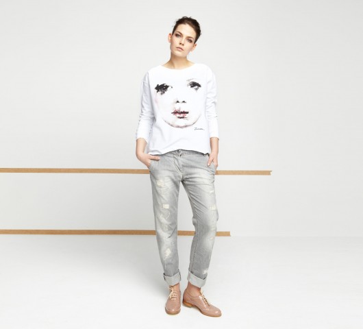 bluza bez kaptura damska Bluza MINEFY