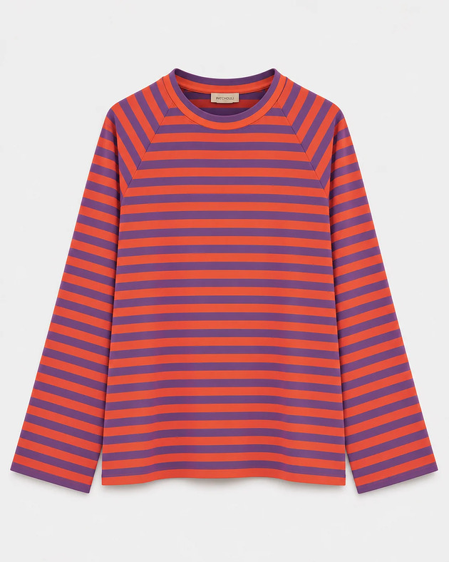 bluzki z długim rękawem damskie Longsleeve Chillout orange & violet Następny