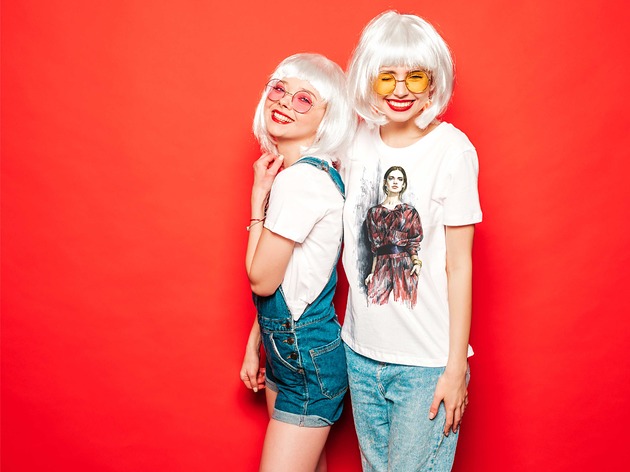 t-shirt damskie Koszulka organiczna z nadrukiem Fashion Girl